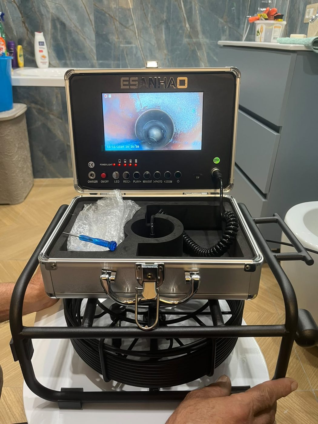 Videoispezione con videosonda — Edilforte Napoli